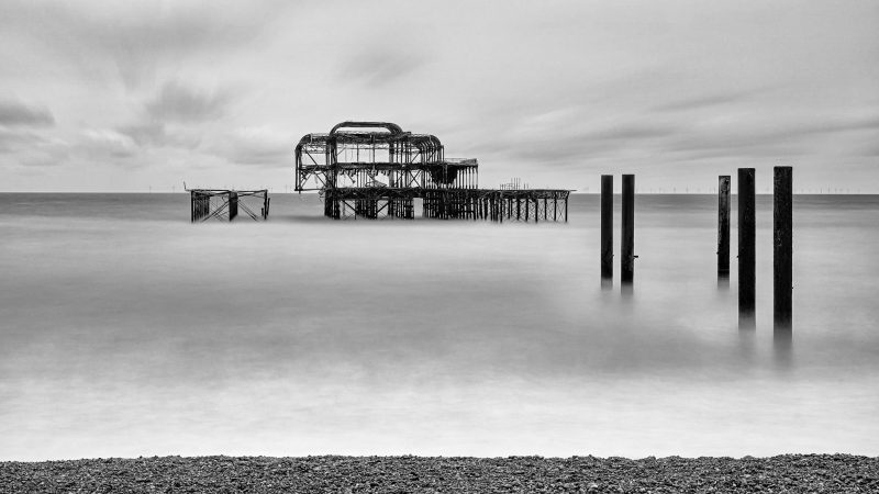 Calm Storm at West Pier Brighton
